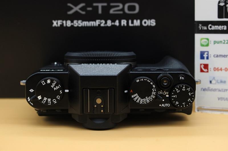 ขาย Body X-T20 (สีดำ) สภาพสวย เครื่องอดีตประกันศูนย์ เมนูไทย ใช้งานน้อย จอระบบทัชสกรีน ถ่ายVideoความละเอียด 4K อุปกรณ์พร้อมกล่อง จอติดฟิล์มแล้ว  อุปกรณ์และ